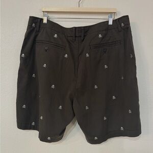 Lucky Brand Men's Dark khaki Embroidered Shorts